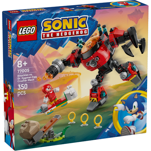 LEGO Sonic The Hedgehog: Knuckles vs. Dr. Eggman Egg Crusher Mech 77005