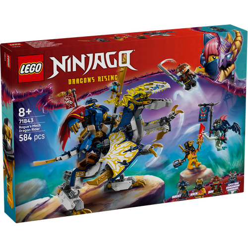 LEGO Ninjago Dragons Rising Rogue's Mech Dragon Rider 71843