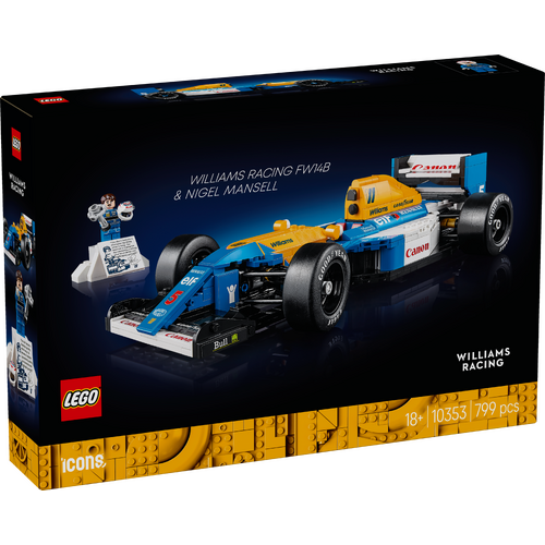 LEGO ICONS Williams Racing FW14B & Nigel Mansell 10353