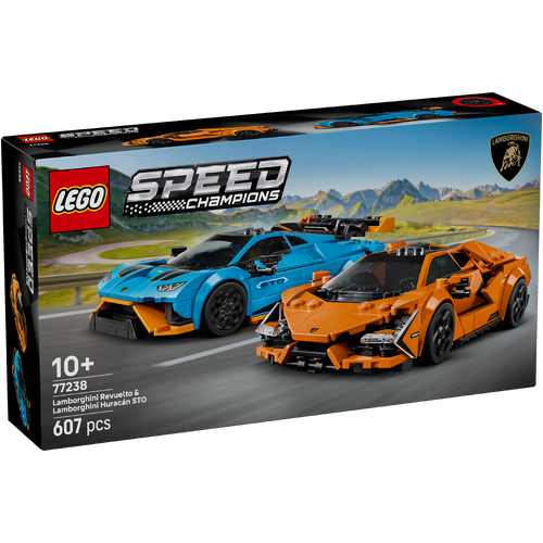 LEGO Speed Champions Lamborghini Revuelto & Lamborghini Huracan STO 77238