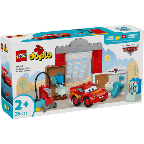 LEGO DUPLO McQueen Visit to Doc's Garage 10456