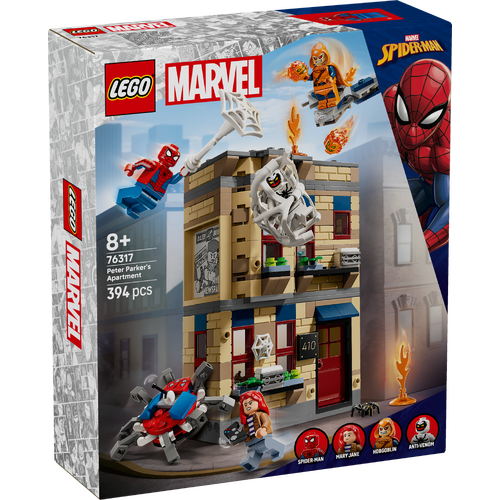 LEGO Marvel Spider-Man: Peter Parker's Apartment 76317