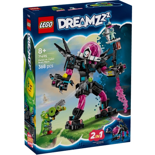 LEGO DreamZzz Mateo vs Cyber Brain Mech 71495