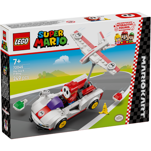 LEGO Super Mario: Mario Kart Shy Guy & P-Wing 72045