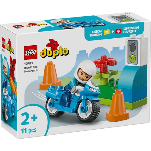 LEGO DUPLO Blue Police Motorcycle 10471
