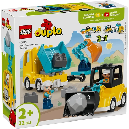 LEGO DUPLO 3 in 1 Construction Vehicles 10475