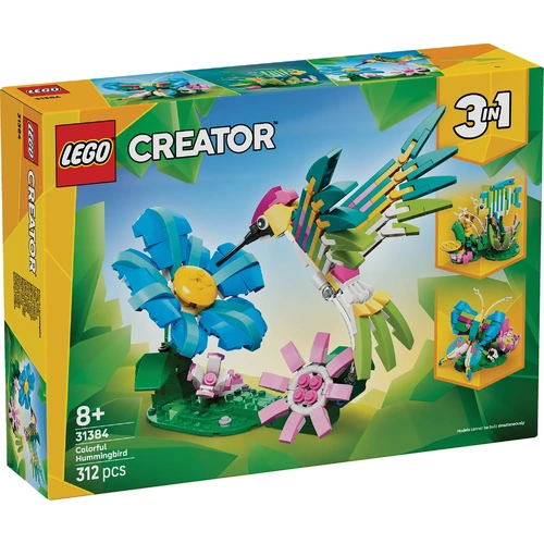 LEGO Creator Creator 3-in-1 Wild Animals: Colourful Hummingbird 31384