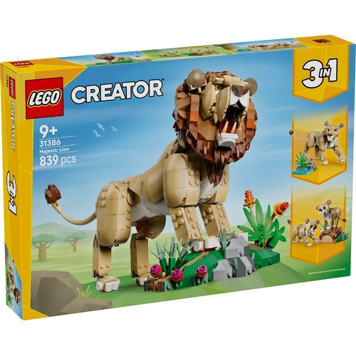 LEGO Creator 3-in-1 Wild Animals: Majestic Lion 31386