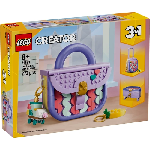 LEGO Creator 3-in-1 Art Fashion Bag with Storage 31391