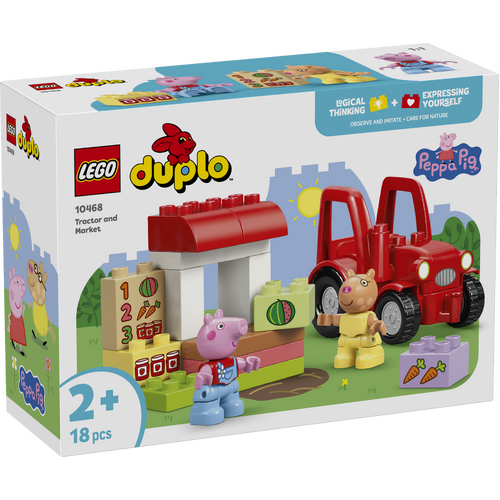 LEGO DUPLO Peppa Pig Tractor and Market 10468