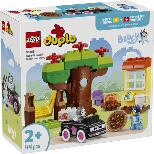 LEGO DUPLO Bluey Pizza Girls with Muffin and Bluey 10469