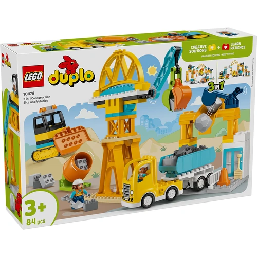 LEGO DUPLO Town 3-in-1 Construction Site and Vehicles 10476