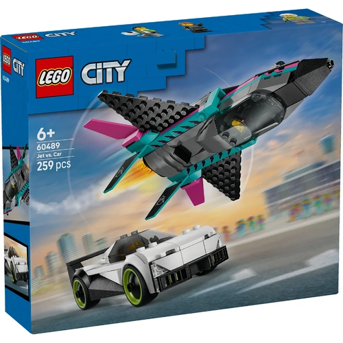 LEGO City Jet vs. Car 60489