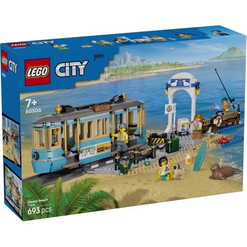 LEGO City Classic Beach Tram Streetcar 60506