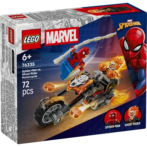 LEGO Marvel Spider-Man vs Ghost Rider Motorcycle 76335
