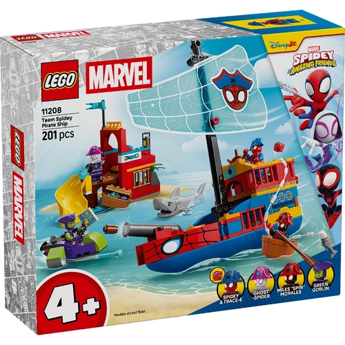 LEGO Marvel Team Spidey Pirate Ship 11208
