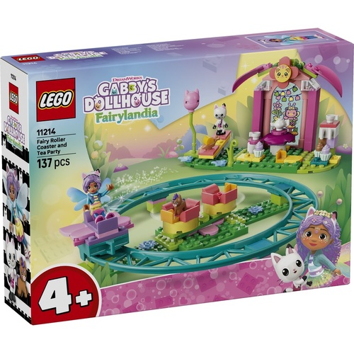 LEGO Gabby's Dollhouse Fairylandia Fairy Roller Coaster and Tea Party 11214