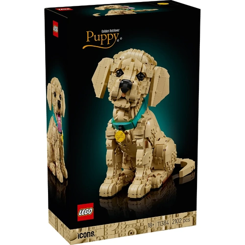 LEGO ICONS Golden Retriever Puppy 11384