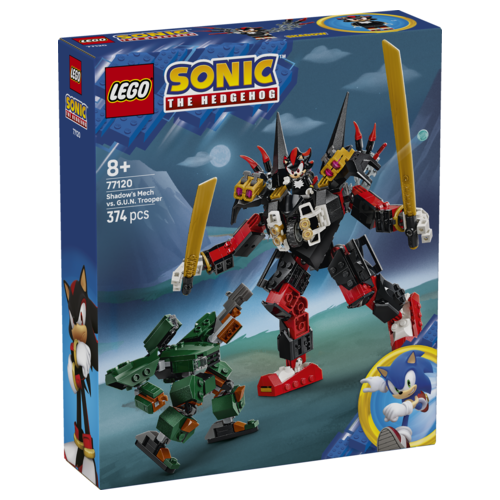 LEGO Sonic The Hedgehog Shadow's Mech vs G.U.N. Trooper 77120