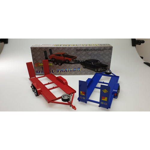 OzLegends Metal Trailer Black, Red or Blue 1:24 Scale CTOZ124