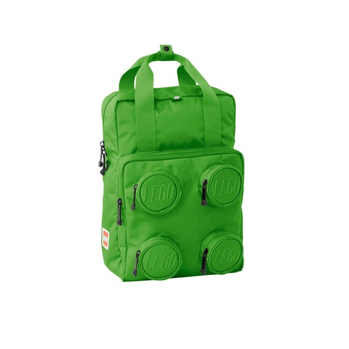 LEGO Brick 2x2 15L Backpack Bright Green 20205-0037