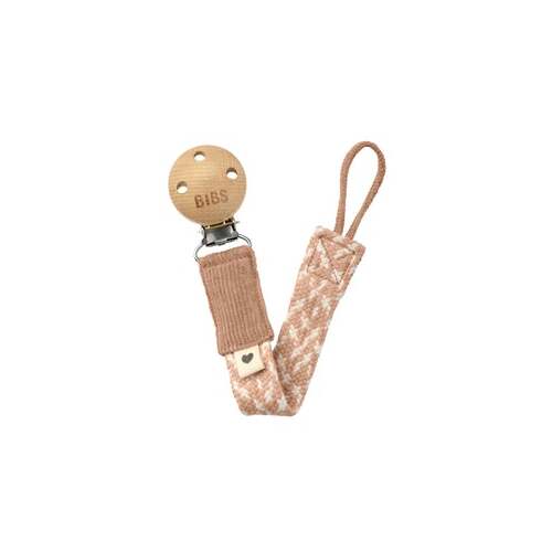 BIBS Pacifier Clip Blush/Ivory
