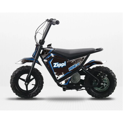 Zippi Ride 10” Kids Ebike 24v with optional training wheels [Colour: Blue]