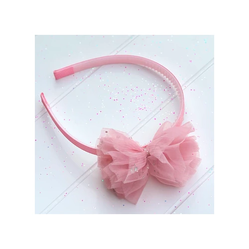 Sweet As Sugar Head Band - Bow Pink HD01