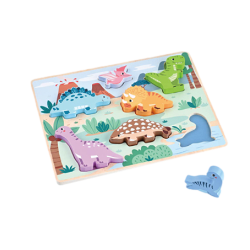 Discoveroo Dinosaur Landscape Chunky Puzzle DDLAND