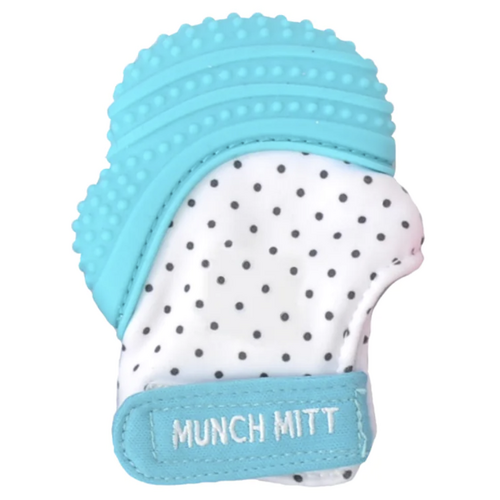 Malarkey Kids Munch Mitt Colour: Aqua/Polka Dots
