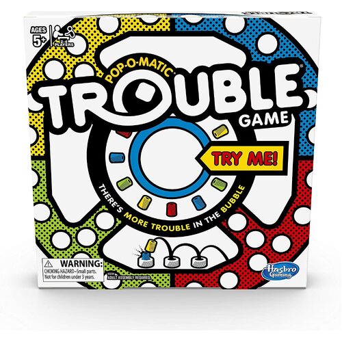 Hasbro Pop-O-Matic TROUBLE board game A5064