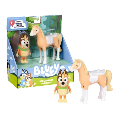 Bluey Basic Vehicle - Dragon Mum & Horse 19314