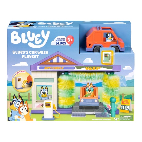 Bluey's Car Wash Playset 19335