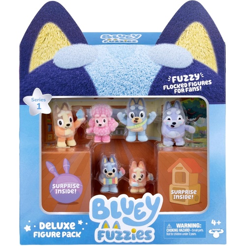 Bluey Fuzzies Deluxe Figure Pack 19358