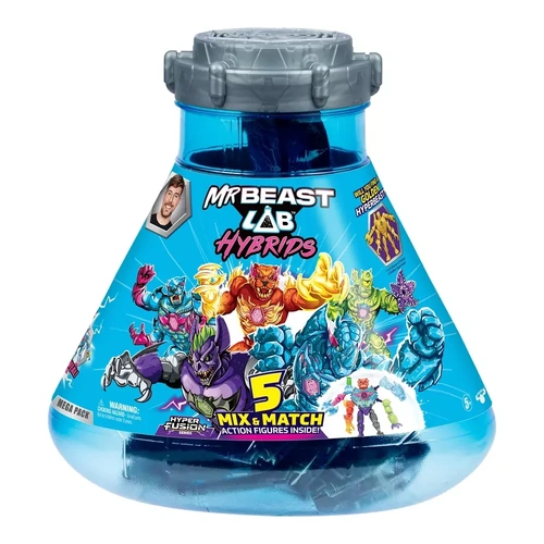 Mr Beast Lab Hybrids Hyper Fusion Action Figure Mega Pack 24910