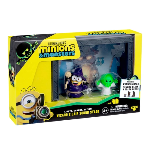 Minions & Monsters Light, Camera, Action Mini Figure Story Wizard's Lair Sound Stage 2pk 59355
