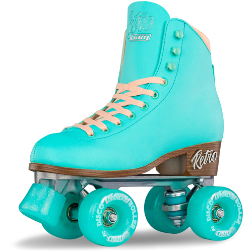 Crazy Skate Co. Retro Roller Skates | Teal [Eu40 | Mens 7.5 | Ladies 8.5]