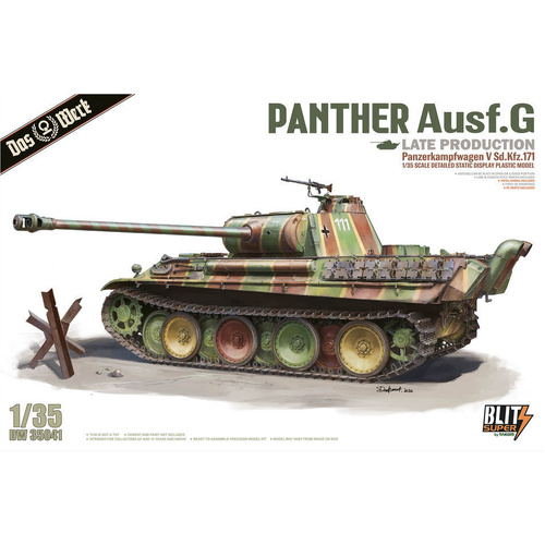 Das Werk Panther Ausf.G Late Production 1:35 Scale Model Kit 35041