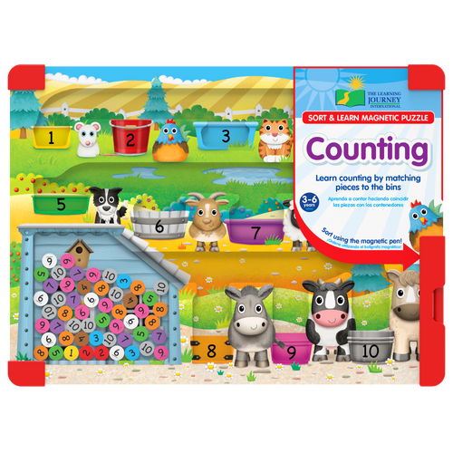 The Learning Journey Sort & Learn Magnetic Puzzle - Counting 162187