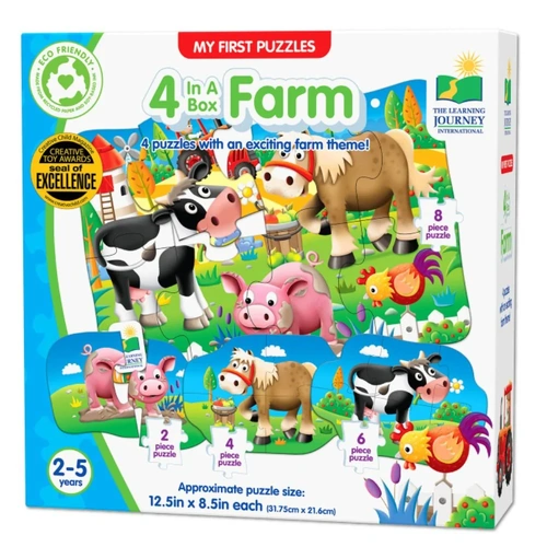 My First Puzzles 4-in-a-Box Puzzle Farm LJ627419