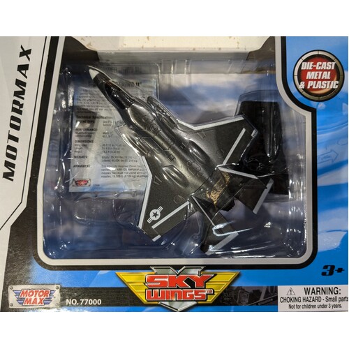 Motor Max Sky Wings 6" Diecast Lockheed Martin F-35 Lightning II 77039