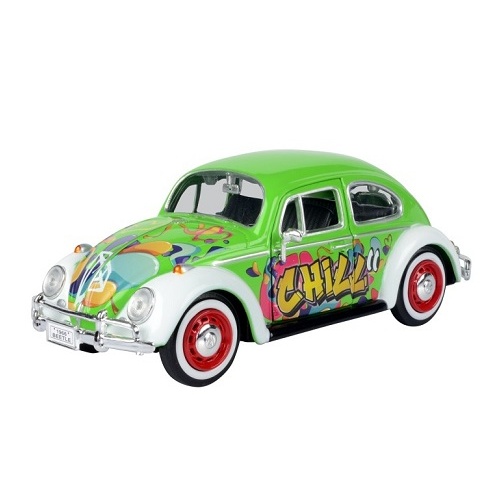 Motor Max Volkswagen 1966 Beetle (Graffiti) 1:24 Scale Diecast Vehicle 79598
