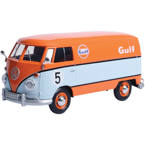 Motor Max Gulf Collection Volkswagen Type 2 (T1) Delivery Van 1:24 Scale Diecast 79649