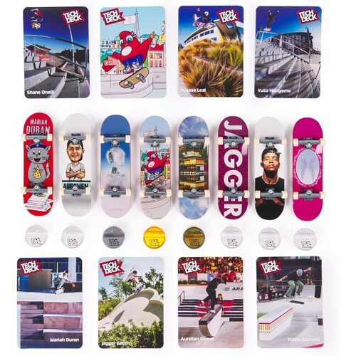 Tech Deck Paris 2024 Olympics Competition Legends 96mm 8 Board Pack SM6070368