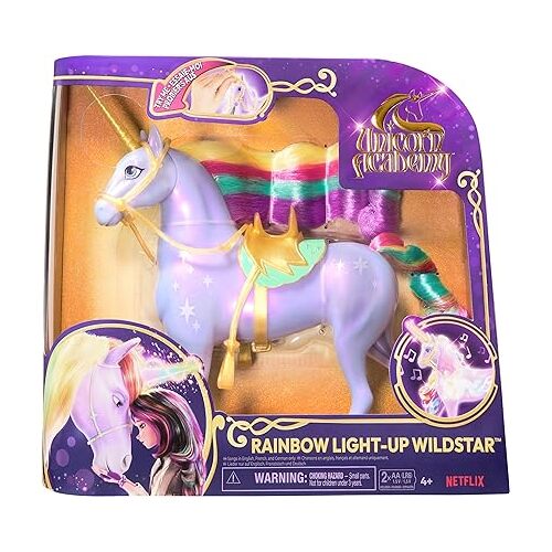 Unicorn Academy Rainbow Light Up Unicorn Wildstar SM6070427