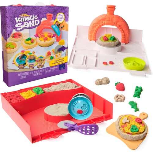 Kinetic Sand Squish Pizza Playset SM6072551