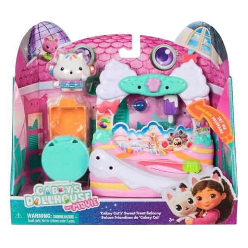 Gabby's Dollhouse The Movie 'Cakey Cat's' Sweet Treat Balcony SM6073662