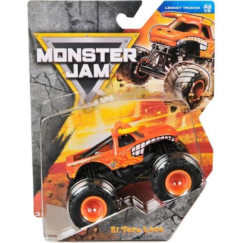 Monster Jam Series 44 Legacy Trucks EL TORO LOCO 1:64 Scale Toy Truck SM6044941