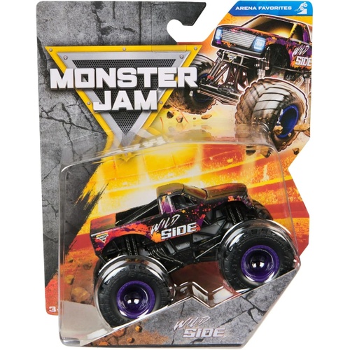 Monster Jam Series 44 Arena Favorites WILD SIDE 1:64 Scale Toy Truck SM6044941