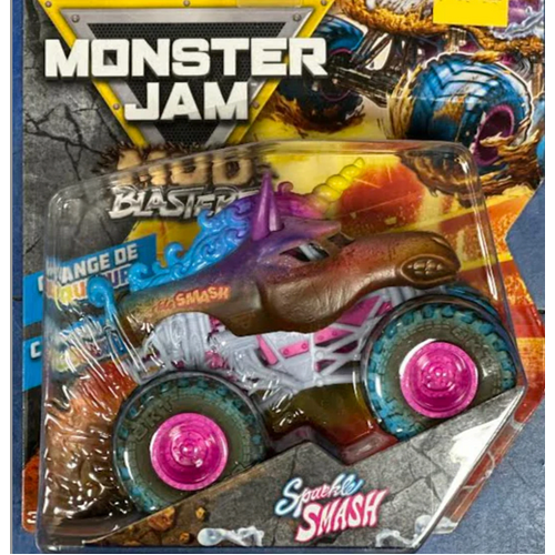Monster Jam Mud Blasters Colour Change Sparkle Splash 1:64 Scale Diecast Truck SM6072638